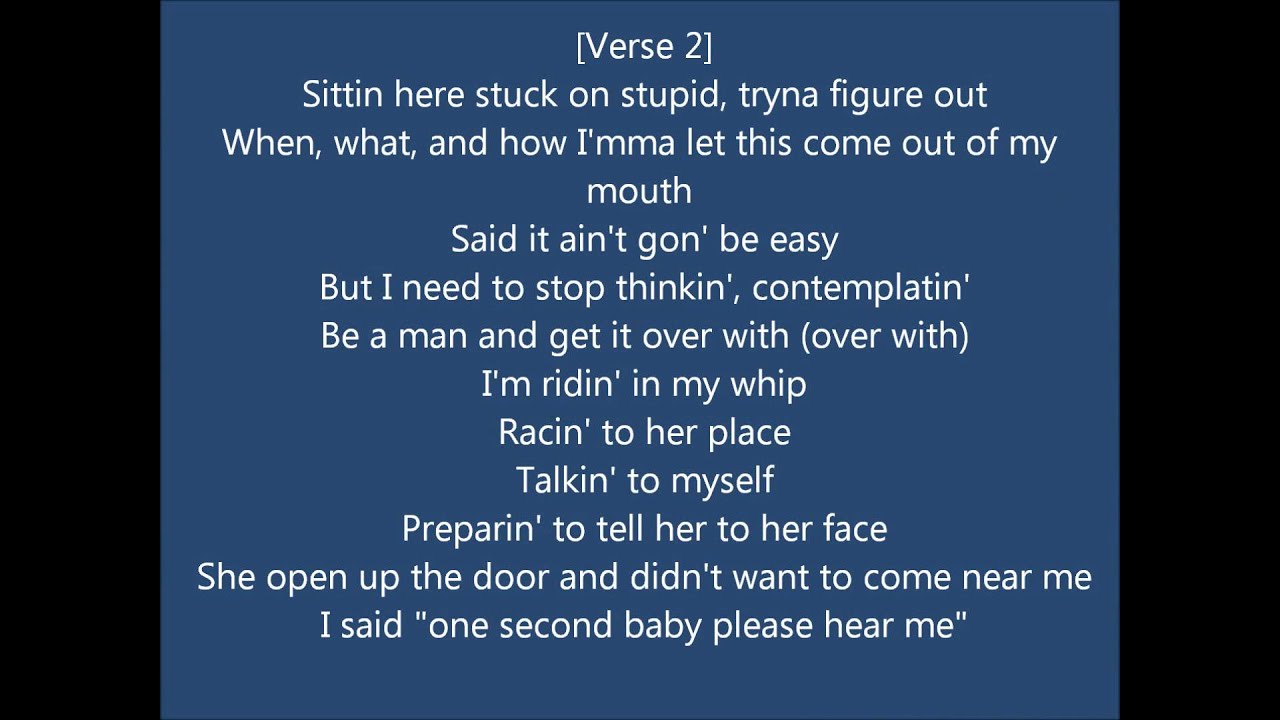 Usher confessions pt 2 lyrics